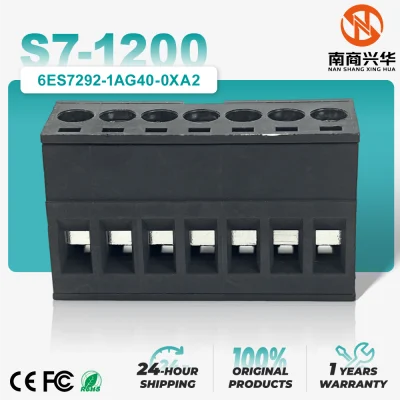 SIMATIC S7-1200, spare part, galvanized input/output terminal box, intermediate coding, 7 pins for voltage terminal SM 1238 Energy Meter (4 pieces, each includes 7 screws)