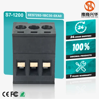 SIMATIC S7-1200, Spare Part, Gold-Plated I/O Terminal Box, Analog Input Side, CPU 1211C/1212C/1214C (4 pieces, each with 3 bolts)