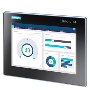 SIMATIC HMI MTP1000, Unified Basic Panel, Touch Operation, 10” Widescreen TFT (Color) Display, 16 Million Colors, PROFINET Interface