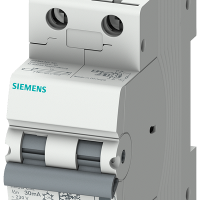 FI/LS Switch, 6 kA, 2P Type A, 30 mA, C Character, Input: 10A Un: 230V AC