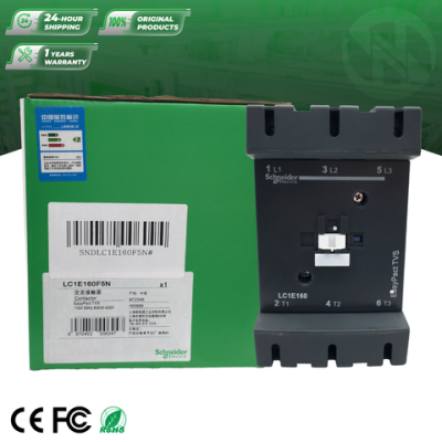LC1E160F5N Schneider Electric New Original Triplex LC1E160F5N Industrial AC Contactor LC1E160F5N