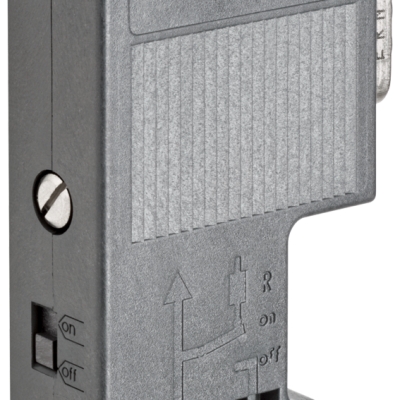 SIMATIC DP, connector for PROFIBUS up to 12 MBit/s, 90° cable outlet