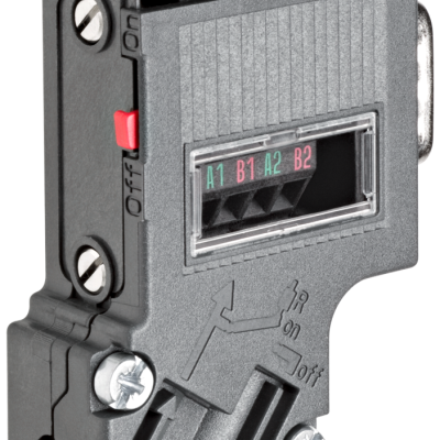SIMATIC DP, connector for PROFIBUS up to 12 MBit/s with angled cable outlet