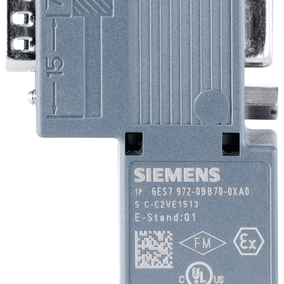 SIMATIC DP, connector for PROFIBUS up to 12 MBit/s, 90° cable outlet
