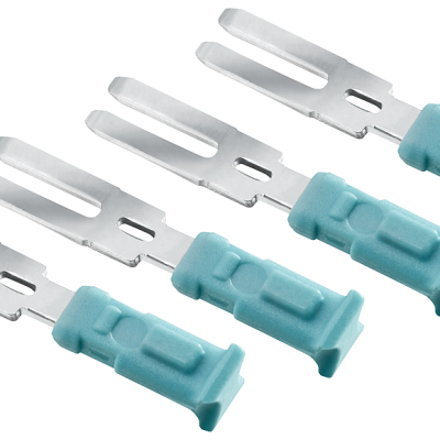 SIMATIC S7-1500, spare part Potential bridge for front connectors for 35mm wide IO components; compatible with all 24V DC components; 20 pieces/pack unit Note: Not suitable for 230V, not suitable for analog components
