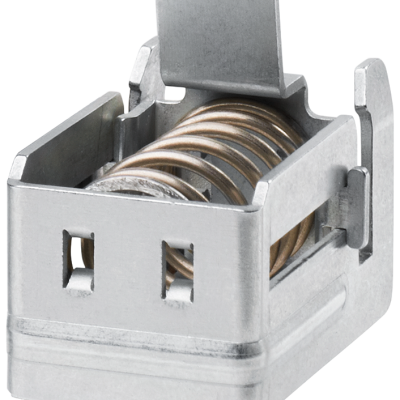 SIMATIC S7-1500, Spare Parts Shielded Terminal Block for Analog Components and Process Modules. No shielding bracket and no 24V DC feed element. 10 pieces per package.