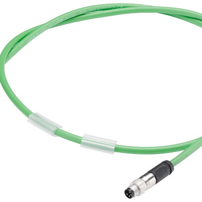 Bus cable for ET connection M8, 4-pin, shielded, length 0.19m
