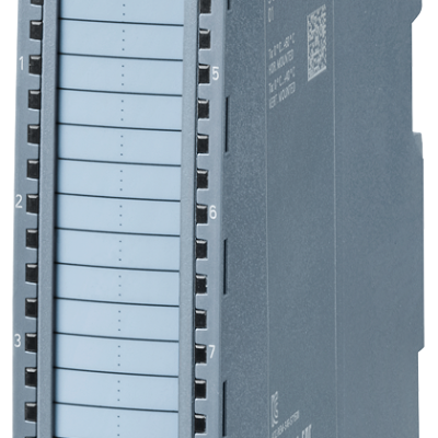 SIMATIC S7-1500 AI 8xU/R/RTD/TC HF 35 mm, with range scaling operating mode includes power supply element, cable clamp, and shielding terminal.