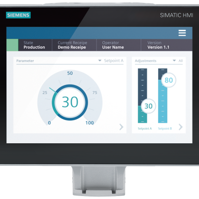 SIMATIC HMI MTP1200 PRO, for supporting foot (expandable, lower flange), 12.1" widescreen TFT (color) display