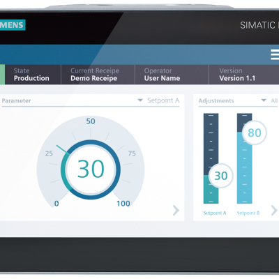 SIMATIC HMI MTP1200 PRO, For Support Arm (Expandable, Round Tube) and Extension Unit, 12.1" Widescreen TFT (Color) Display