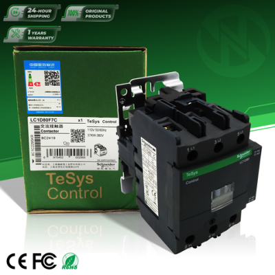 Schneider Electric's new original LC1D80F7C 110V coil TeSys D 80A 3P AC contactor