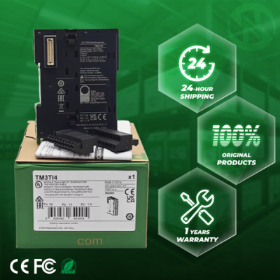 Schneider's brand new original TM3TI4 Modicon TM3 temperature input PLC expansion module