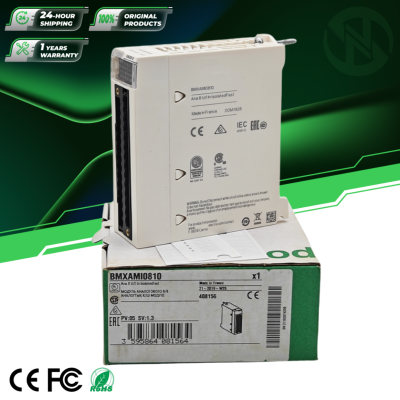 Schneider's new original BMXAMI0810 Modicon X80 PLC programmable controller analog input module