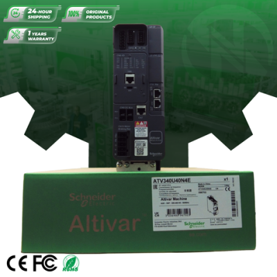 Schneider new factory industrial automation vector control frequency converter 4kW Altivar 340 three-phase I/O variable speed drive ATV340U40N4E