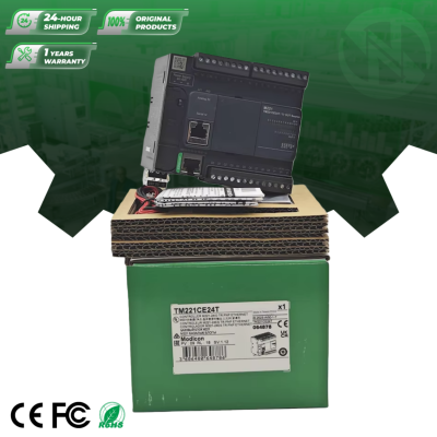 Schneider's new original Modicon M221 series CPU digital output TM221CE24T PLC programmable logic controller