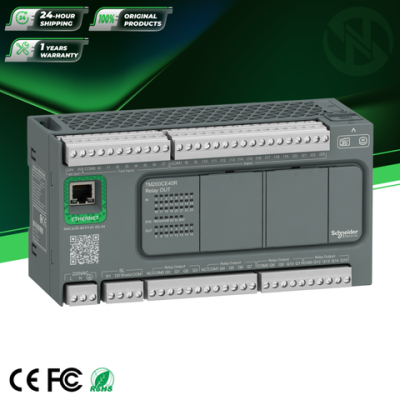 Schneider New Original TM200CE40R Modicon M200 40 I/O Relay Compact PLC Programmable Logic Controller