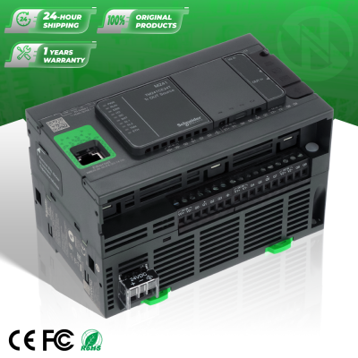 Schneider original new TM241CE24T Modicon M241 PLC controller Ethernet transistor output compact PLC module