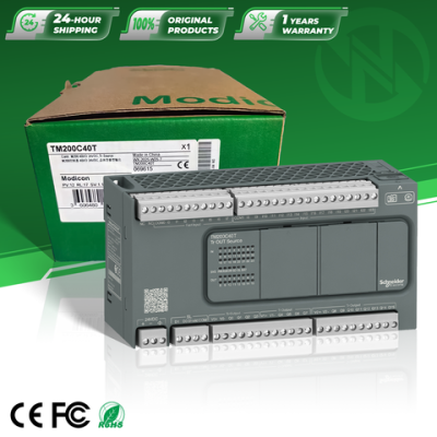Schneider TM200C40T brand new original Modicon M200 40 input/output compact PLC programming controller for industrial automation