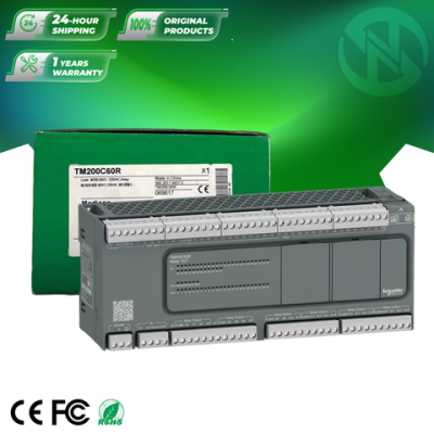 Schneider TM200C60R 100% original new Modicon M200 60 I/O 36DI 24 relay output PLC controller module