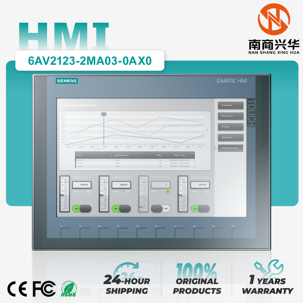 SIMATIC HMI, KTP1200 Basic DP, Simple Panel, Push-button/Touch operation, 12" TFT display