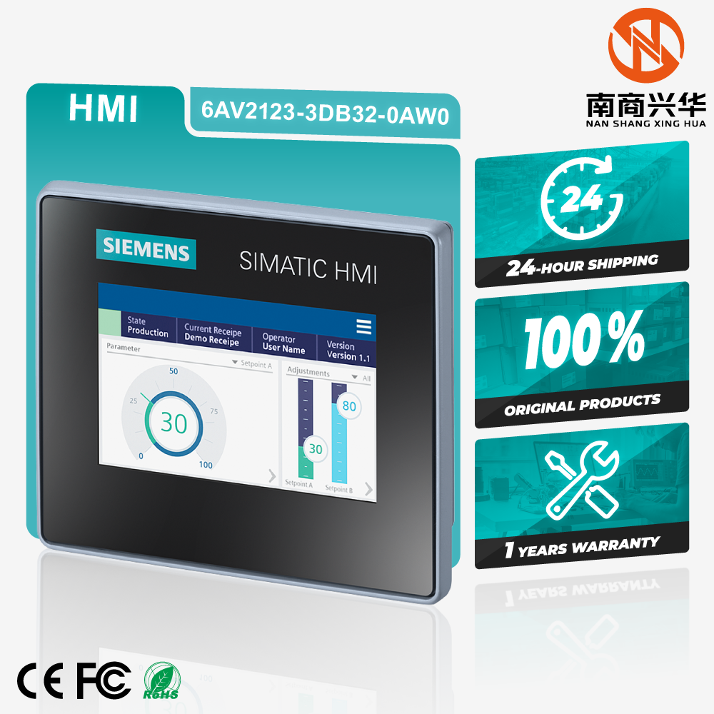 SIMATIC HMI MTP400, Unified Basic Panel, touch operation, 4" widescreen TFT display, sixteen million colors, PROFINET interface, minimum configurable version WinCC Unified Basic V18 upgrade, includes open source software