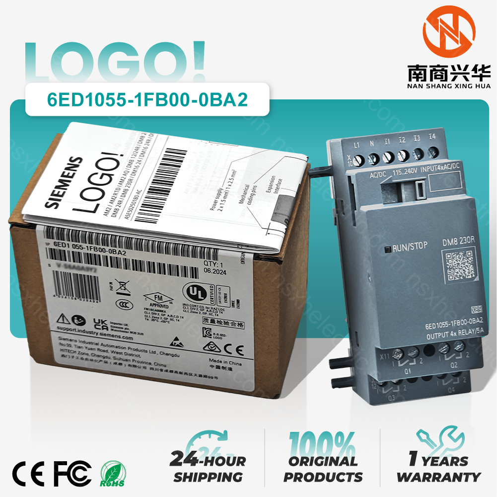 Siemens PLC Programmable Controller LOGO! DM8 230R for LOGO! 8 PLC Expansion Module
