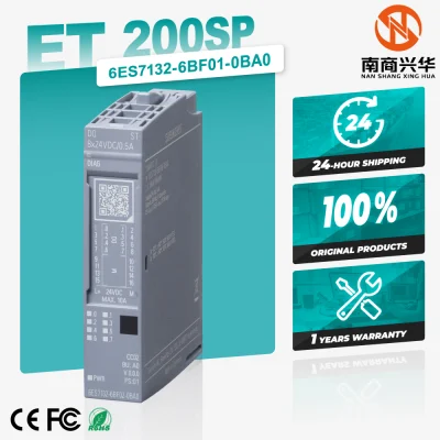 SIMATIC ET 200SP, digital output module, DQ 8x 24V DC/0.5A standard 6ES7132-6BF01-0BA0