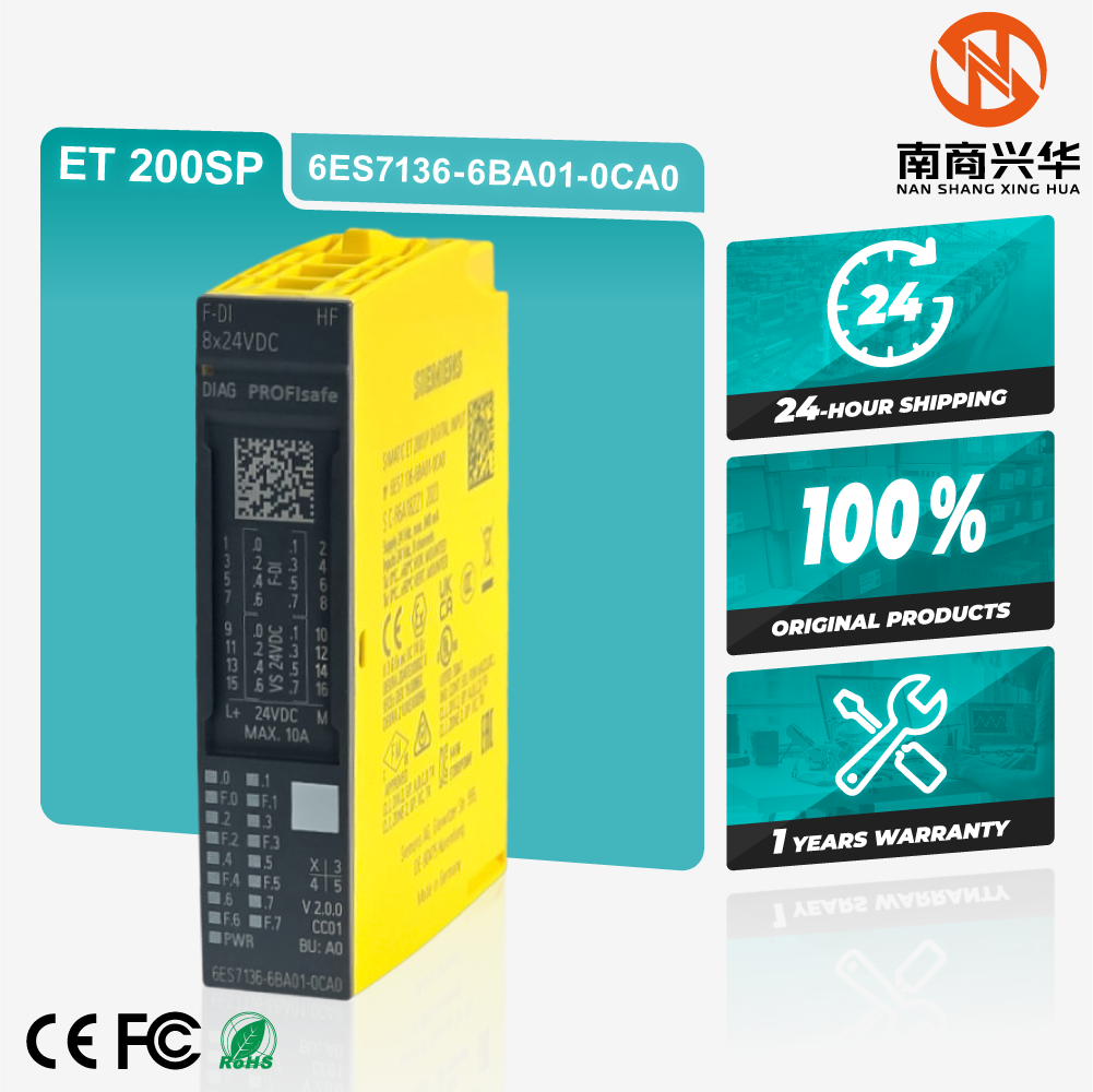 SIMATIC DP, electronic module for ET 200SP, F-DI 8x 24VDC HF, 15mm structural width, up to PLe (ISO 13849-1)/SIL3 (IEC 61508)