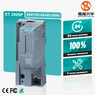 The SIMATIC ET 200SP IM 155-6 PN ST includes BA 2x RJ45 and service modules with server modules and BA 2x RJ45