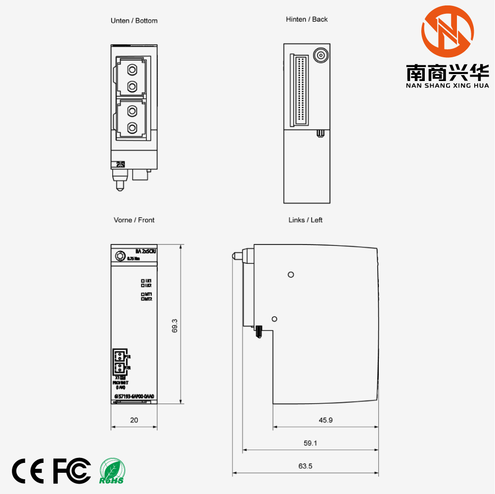 SIMATIC ET 200SP BA 2xSCRJ - Image 3