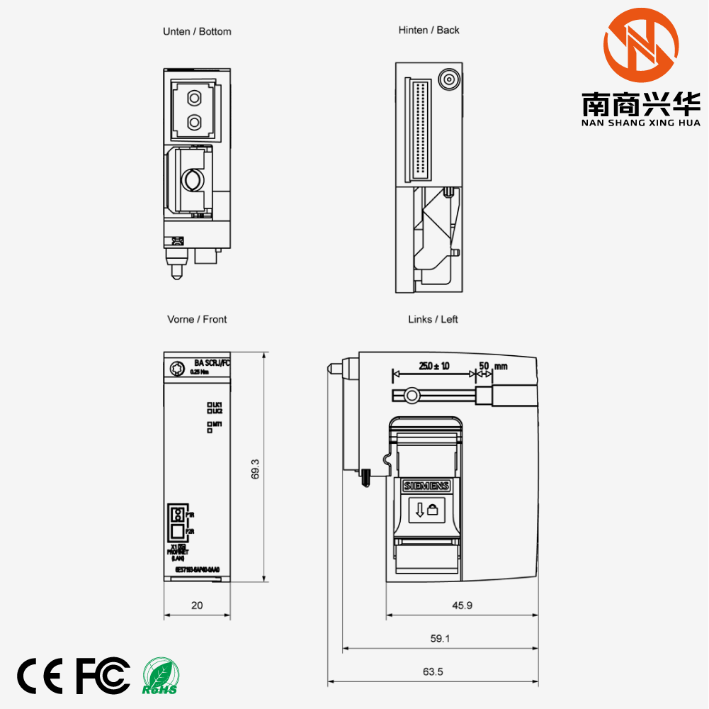 SIMATIC ET 200SP BA SCRJ/FC - Image 2