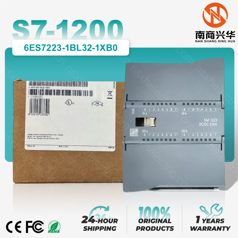 SIMATIC S7-1200 SM 1223, Digital Input 16x24VDC, Digital Output 16x24 VDC Sink PLC Expansion Module