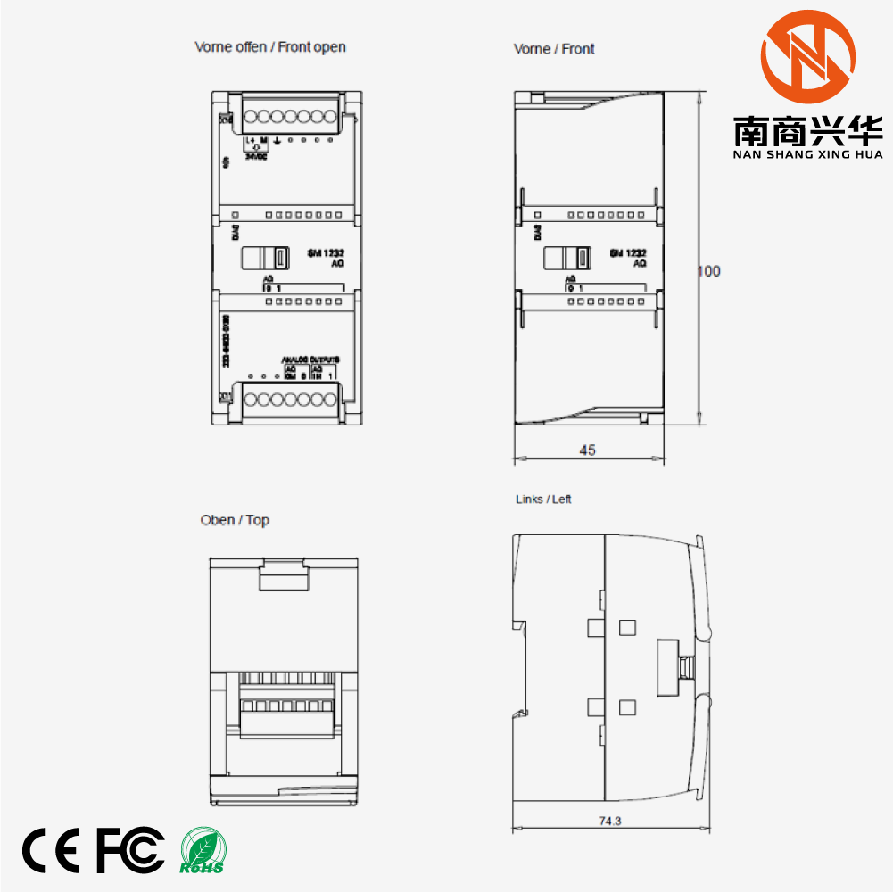 SIMATIC S7-1200 SM 1232, AO 2x14 bit - Image 6