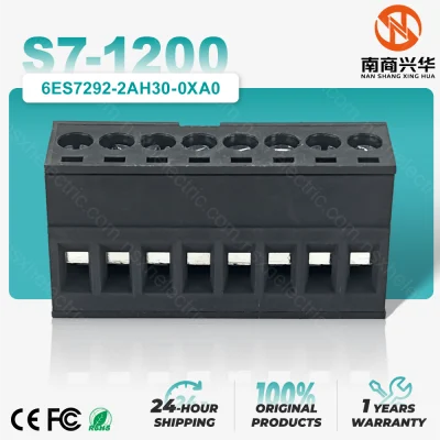 SIMATIC S7-1200, spare part, galvanized input/output terminal box, Push-In technology packaging, suitable for CPU 1211C/1212C output side (4 pieces, each 8 pins)