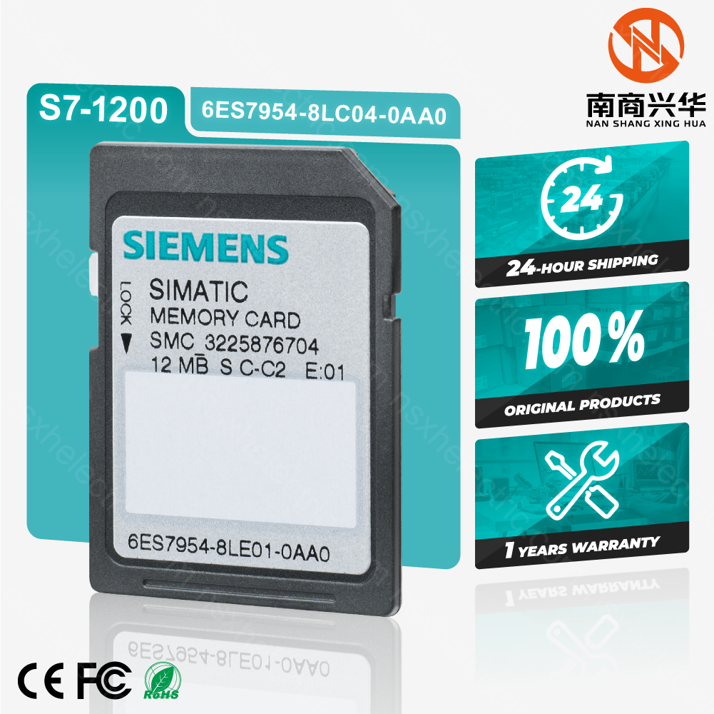 SIMATIC S7, Memory Card for S7-1x00 CPU/SINAMICS, 3.3V Flash, 4 MB