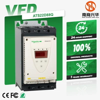 New Original Schneider Voltage 220V 88kW Variable Frequency Altiwa Process Control ATS22 Variable Frequency Drive ATS22D88Q