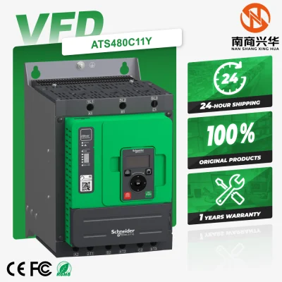 Schneider ATS480C11Y brand new original soft start ATS480 three-phase digital AC soft start ATS480C11Y with motor protection