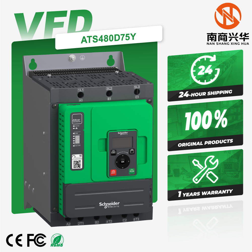Schneider 100% original and brand new ATS480D75Y Altivar Ats480 series three-phase soft starter