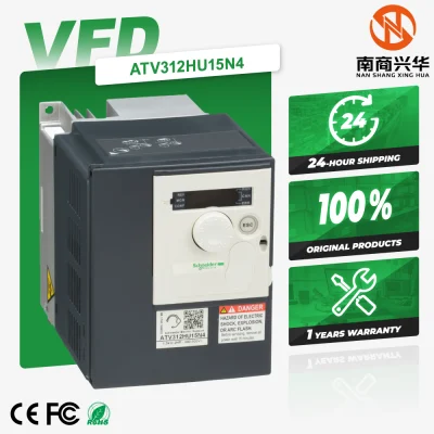 Schneider new original 1-year warranty ATV312HU15N4 1.5 kW three-phase electric variable frequency AC drive