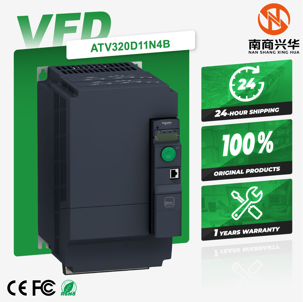 Schneider New Original Altivar 312 320 Series 11kW General-Purpose Frequency VFD Drive ATV320D11N4B ATV312HD11N4 Inverter
