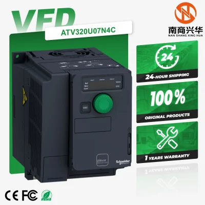 Schneider brand new original ATV320U07N4C Altivar 320 model 0.75 kW 380-500V three-phase compact frequency converter variable speed drive