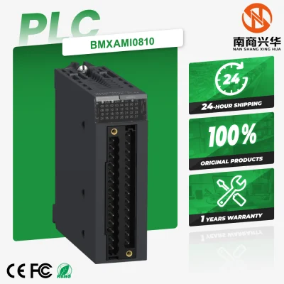 Schneider's new original BMXAMI0810 Modicon X80 PLC programmable controller analog input module