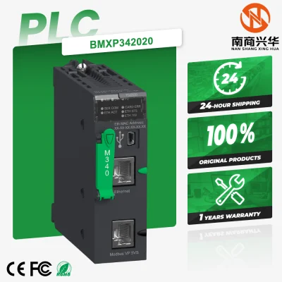 100% original brand new Schneider Modicon M340 Ethernet CPU module BMXP342020 PLC programming controller