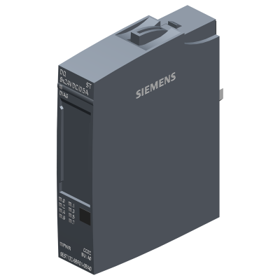 SIMATIC ET 200SP, digital output module, DQ 8x 24V DC/0.5A standard 6ES7132-6BF01-0BA0
