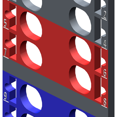 SIMATIC ET 200SP, 10 colored marker signs, Color Code CC41, for peripheral modules, module-specific, for 12 push-in terminals