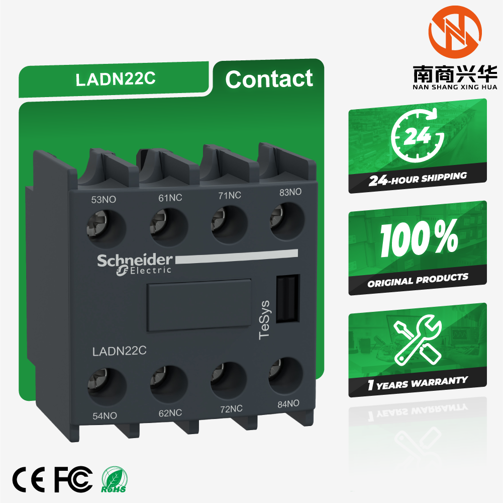 New Original Ladn22C Contactor Auxiliary Contact Module LADN22C Auxiliary Switch