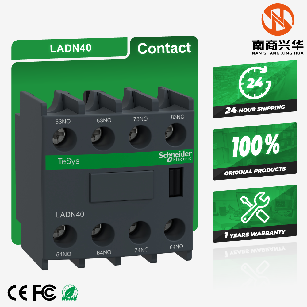 New Original Contactor Auxiliary Module Tesys Deca LADN40 Auxiliary Contact Block