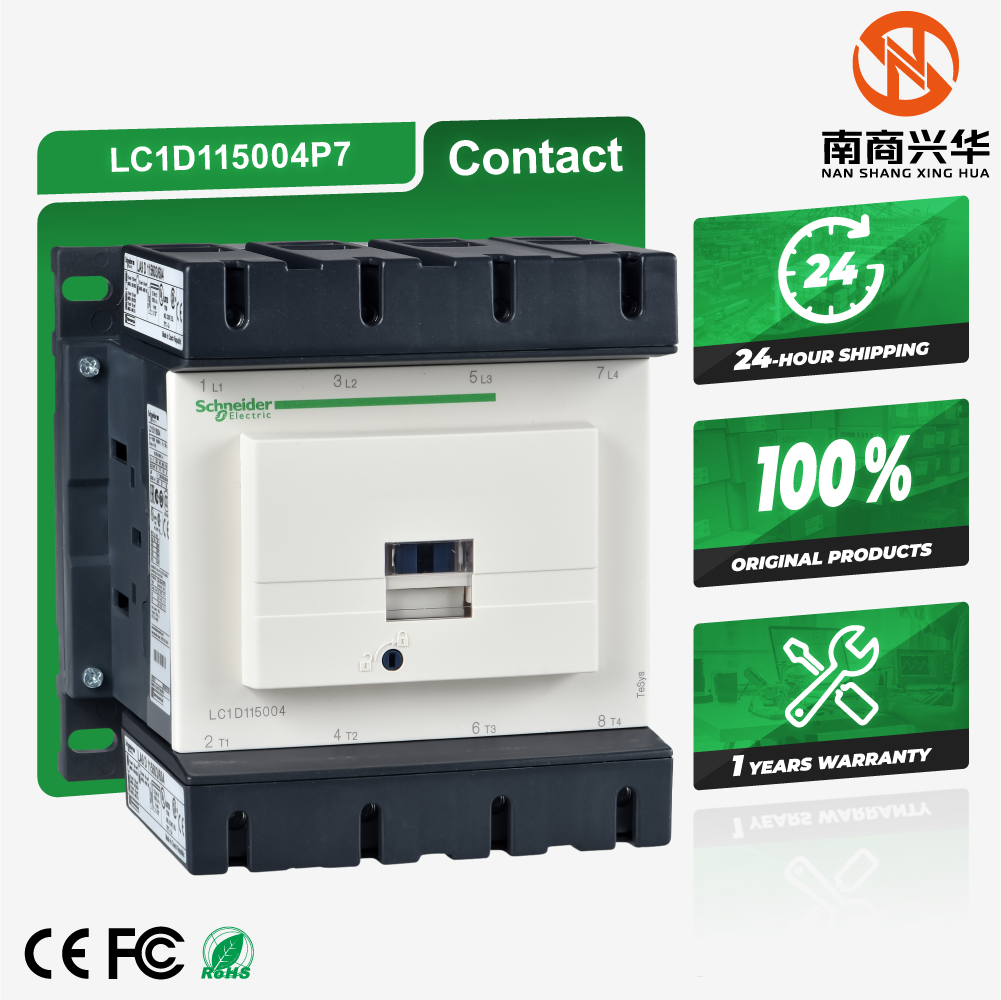New Original Contactor 110VAC Coil 4P TeSys DECA Series LC1D115004P7 4-Pole AC Contactor