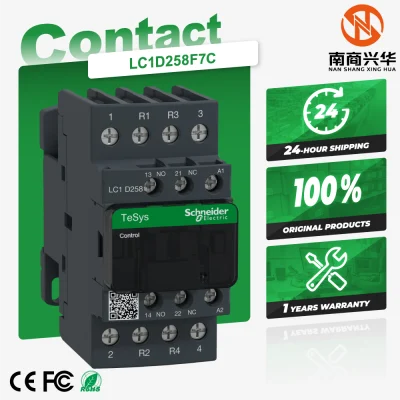 100% New Original Schneider Four-Pole Contactors Tesys LC1D LC1D258F7C Four-Pole Contactors