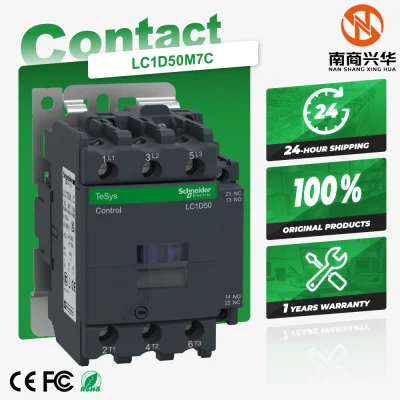 Schneider Electric's newly released LC1D50M7C TeSys Deca low-voltage 3P AC contactor